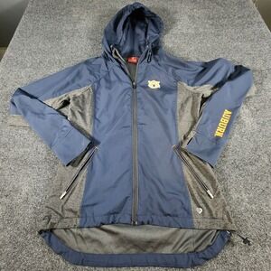 Auburn‎ Tigers Full Zip Women's Large Blue Hooded Jacket War Eagle Football Fan